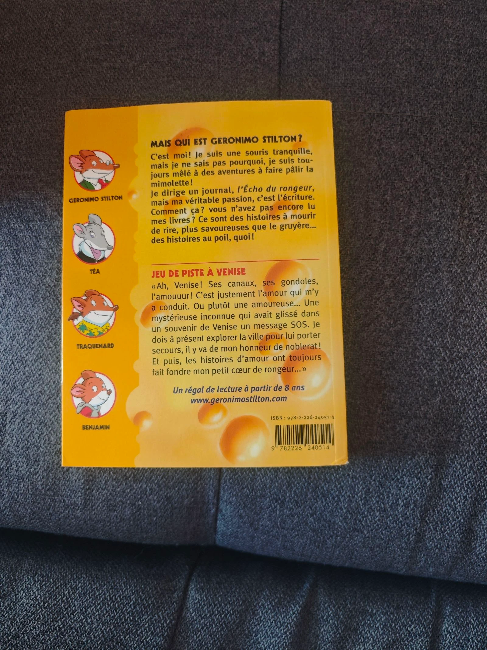 Jeu de piste à Venise Tome 62 (Geronimo Stilton) – photo 2